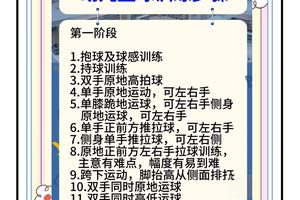 儿童零基础篮球基本功训练
